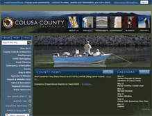 Tablet Screenshot of countyofcolusa.com